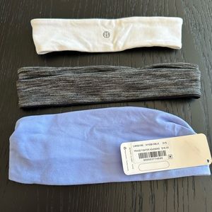 Three Lululemon Headbands